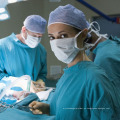 Vestido quirúrgico Uso Spunlace Tela no tejida Extreme Respirable
